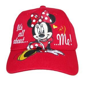 Disney Girls' It's All About Me Minnie Mouse Baseball Cap